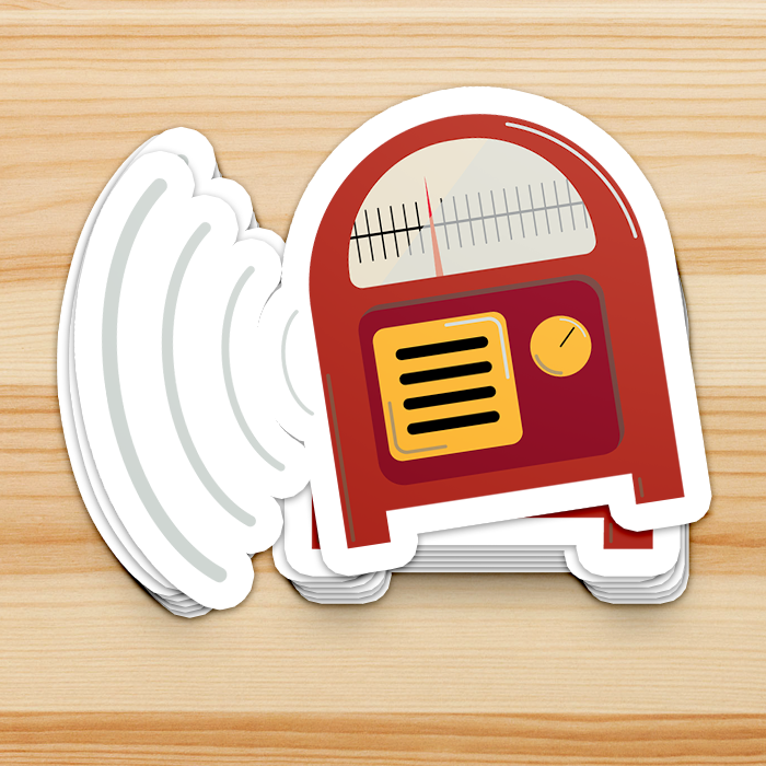 Radio Sticker